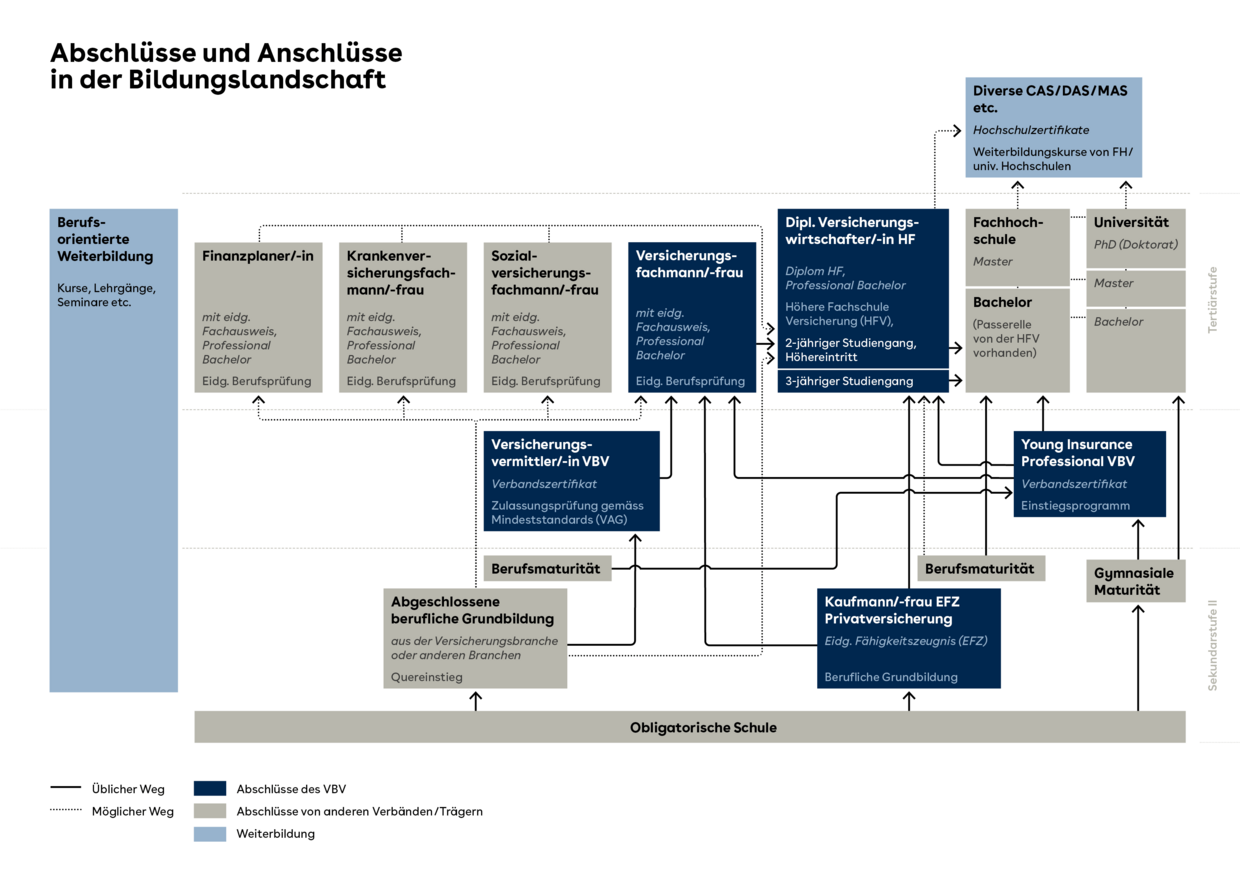 Grafik Bildungswelt - VBV-Versicherungsfachmann und -fachfrau bei einer Teamkonferenz